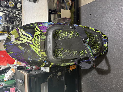 Vist Large View of Product Image Which is Used Ho Sports HO AGENT FRANKIE PANNO PRO MODEL Kneeboard Purple 52"