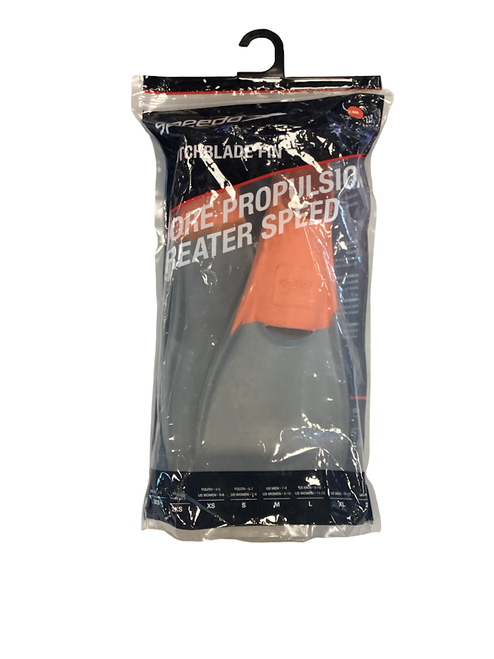 Vist Large View of Product Image Which is Used Speedo Underwater Fins Black SM JR1-3