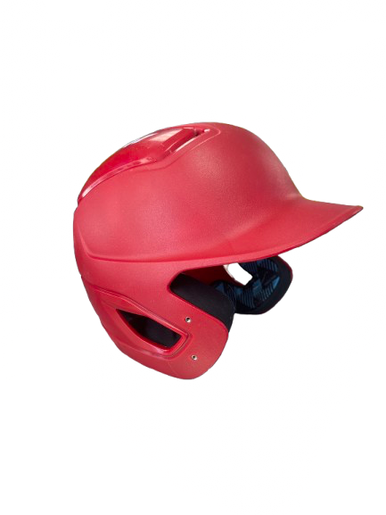 Vist Large View of Product Image Which is Used Easton BASEBALL HELMET Batting Helmet No Mask Red L/XL