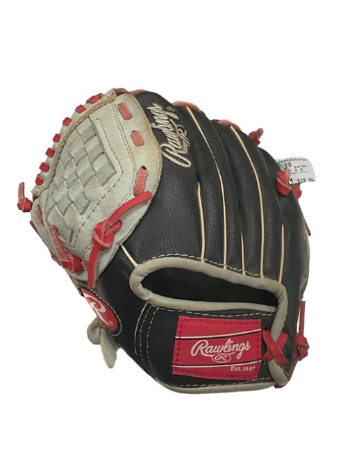 Vist Large View of Product Image Which is Used Rawlings MT95GB BB/SB Glove LH Throw Grey 9 1/2"