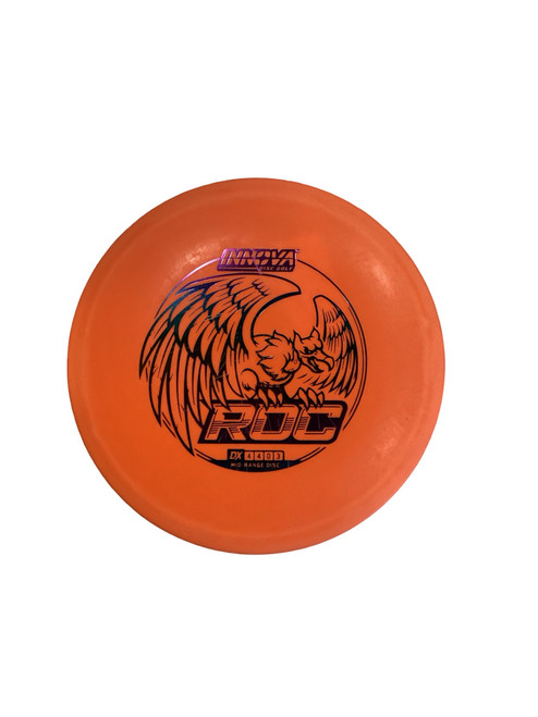 Vist Large View of Product Image Which is Used Innova ROC Disc Golf Mid Range Orange 175g