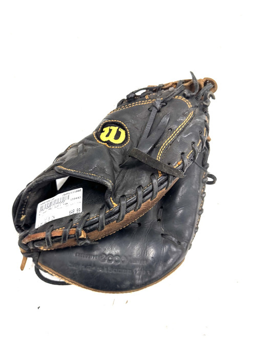 Vist Large View of Product Image Which is Used Wilson PRO SOFT YAK BB/SB Catchers RH Throw Black 32 1/2"