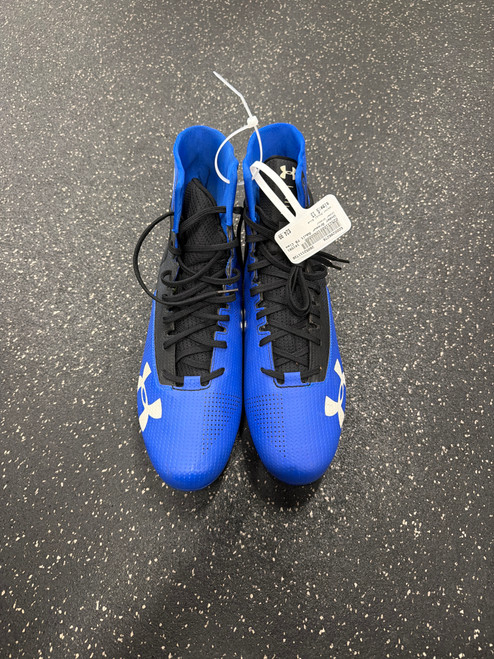 Vist Large View of Product Image Which is Used Under Armour Adult FB Cleats Royal Blue Senior 13