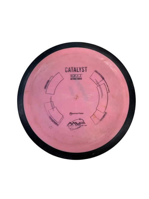 Vist Large View of Product Image Which is Used MVP NEU CATALYST Disc Golf Driver Pink 174g