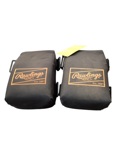 Vist Large View of Product Image Which is Used Rawlings KNEE SAVERS BB/SB Catchers Knee Savers Black