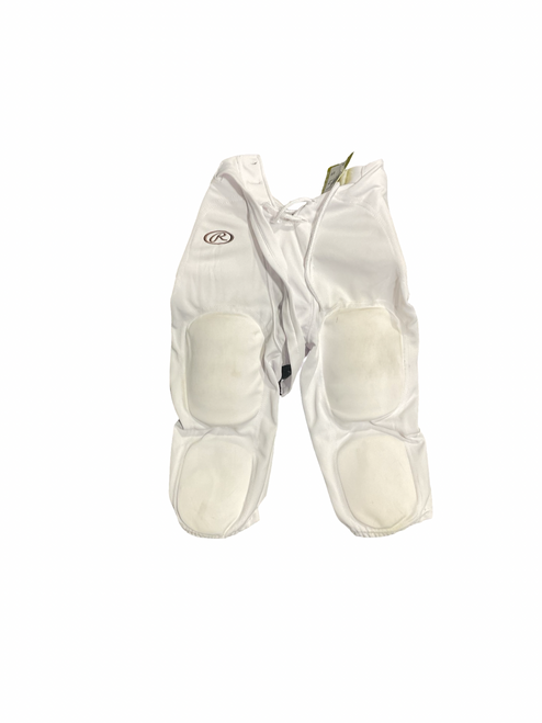 Vist Large View of Product Image Which is Used Rawlings Adult FB Integrated Pants White MD
