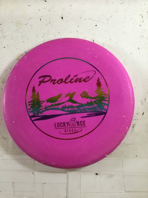 Vist Large View of Product Image Which is Used Discmania EXO HARD LINK Disc Golf Putter Pink 173g