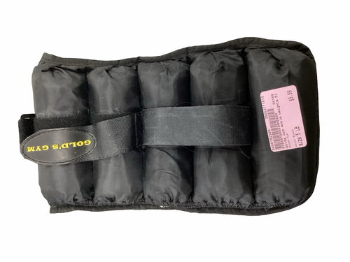 Vist Large View of Product Image Which is Used Golds Gym Ankle Weights Black 5 lb