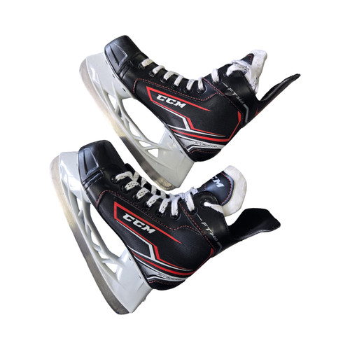Vist Large View of Product Image Which is Used CCM FT350 SKATES 1 Junior Hockey Skate Junior 01