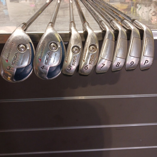 Vist Large View of Product Image Which is Used Adams Golf IDEA TECH OS Mens Iron Set RH 3I-PW