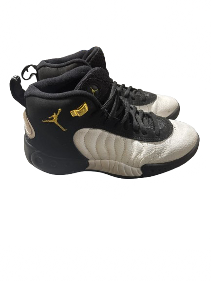 Vist Large View of Product Image Which is Used Nike JORDAN JUMPMAN PRO OG JNR 4 Basketball Shoes Y White And Black Junior 04