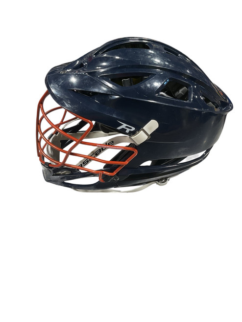 Vist Large View of Product Image Which is Used Cascade LAX HELMET Lacrosse Helmet Navy Blue LG