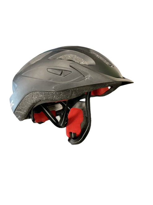 Vist Large View of Product Image Which is Used BIKE HELMET WITH LIGHT Bike Helmet Black One Size