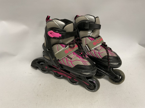 Vist Large View of Product Image Which is Used Schwinn ROLLER SKATES Junior Roller Quad Skates Black Adjustable