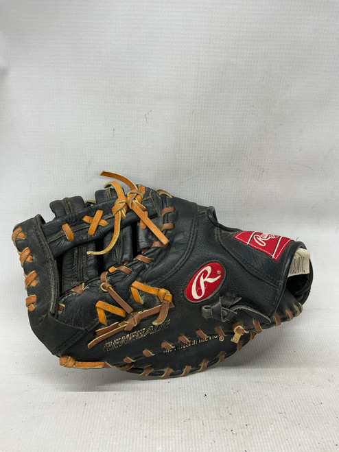 Vist Large View of Product Image Which is Used Rawlings RSFB 1ST BASE GLOVE BB/SB First Base LH Throw Black 12 1/2"