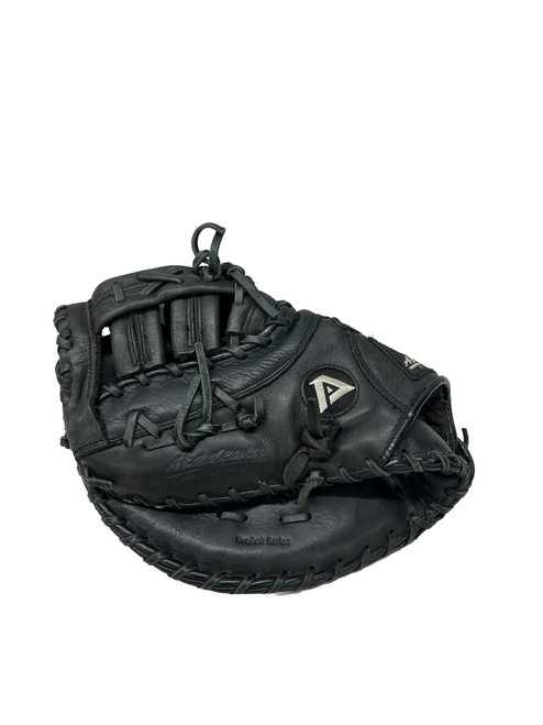 Vist Large View of Product Image Which is Used Akadema AJJ254 1ST BASE GLOVE BB/SB First Base LH Throw Black 12 1/2"