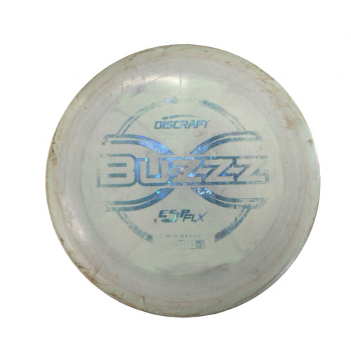 Vist Large View of Product Image Which is Used Discraft ESP FLEX BUZZZ Disc Golf Mid Range Green