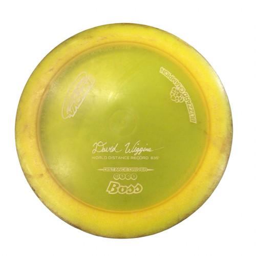 Vist Large View of Product Image Which is Used Innova BLIZZARD BOSS Disc Golf Driver Yellow