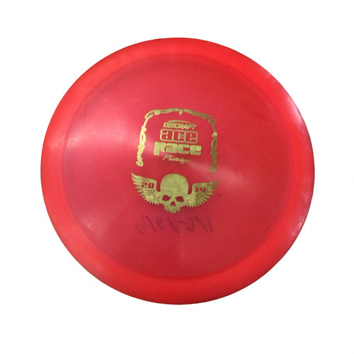 Vist Large View of Product Image Which is Used Discraft ACE RACE 2014 HEAT Disc Golf Driver Red