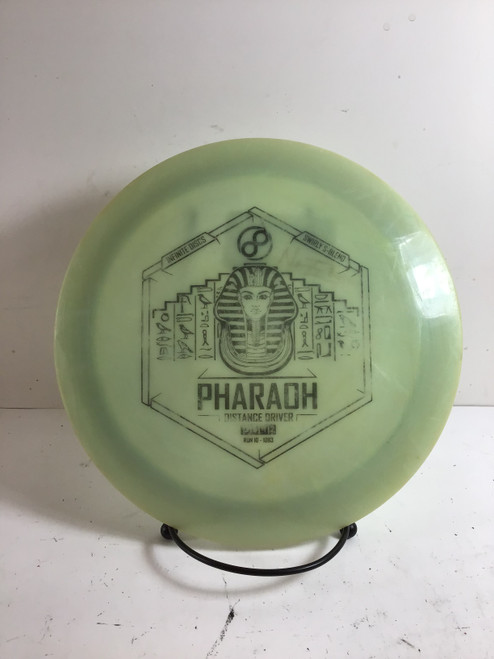 Vist Large View of Product Image Which is Used Infinite Discs S-BLEND PHARAOH Disc Golf Driver Green 174g
