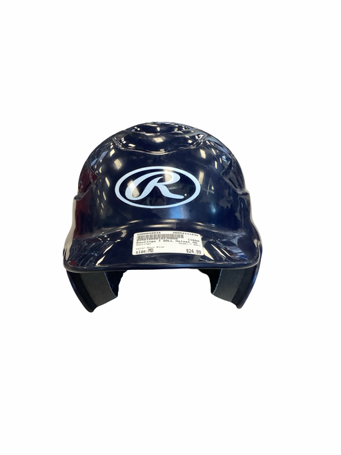 Vist Large View of Product Image Which is Rawlings T BALL Batting Helmet No Mask Navy Blue MD
