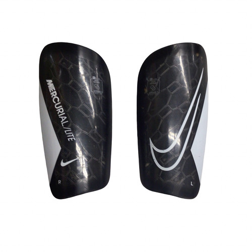 Vist Large View of Product Image Which is Used Nike Soccer Shin Guards Adult Black SM