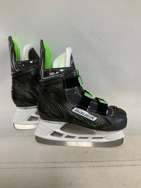 Vist Large View of Product Image Which is Used Bauer XLS VELCRO Youth Hockey Skate Youth 11.0