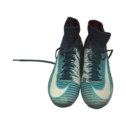 Vist Large View of Product Image Which is Nike Jr FB Cleats Navy Blue Junior 05
