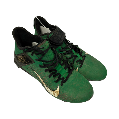 Vist Large View of Product Image Which is Used Nike Adult FB Cleats Green Senior 11