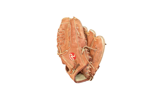Vist Large View of Product Image Which is Used Rawlings THE MARK OF A PRO BB/SB Glove RH Throw Brown 13"