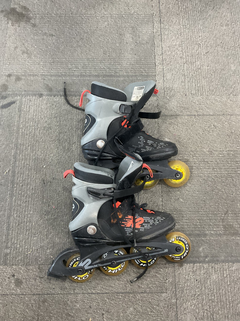Vist Large View of Product Image Which is Used K2 INLINE SKATES Senior Rec Fitness Skates Black Senior 6.5