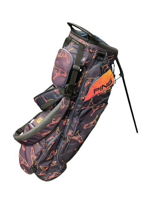 Vist Large View of Product Image Which is Used Ping HOOFER 14 Mens Stand Bag Navy Blue