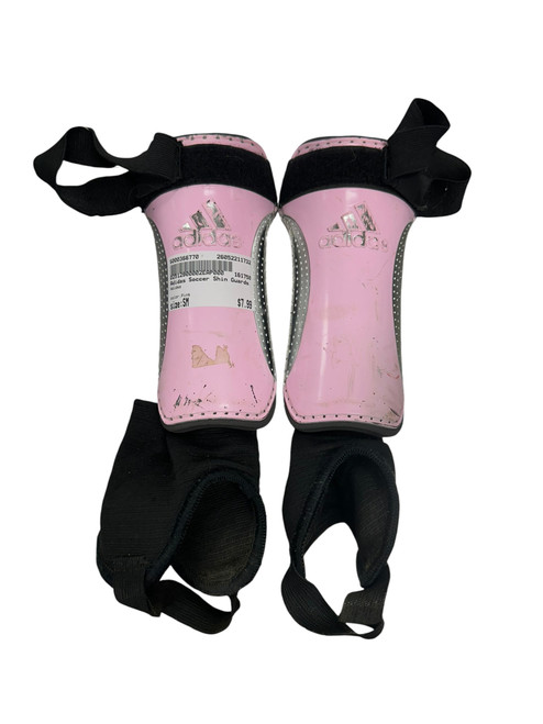 Vist Large View of Product Image Which is Used Adidas Soccer Shin Guards Junior Pink SM