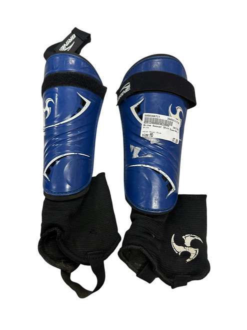Vist Large View of Product Image Which is Used Brine Soccer Shin Guards Junior Royal Blue MD