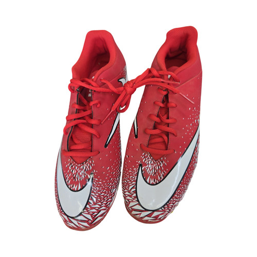 Vist Large View of Product Image Which is Used Nike VAPOR 10.5 CLEATS BB/SB Cleats Red Senior 10.5