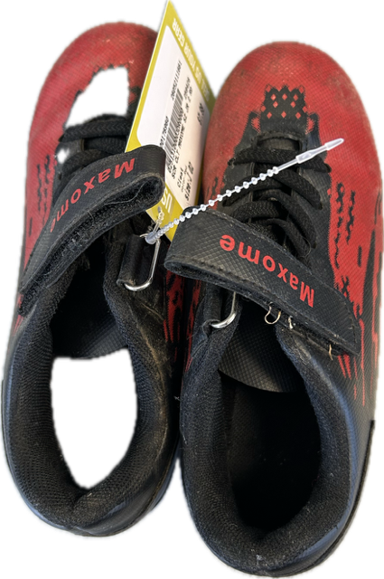 Vist Large View of Product Image Which is Used Soccer Cleats Red Junior 02