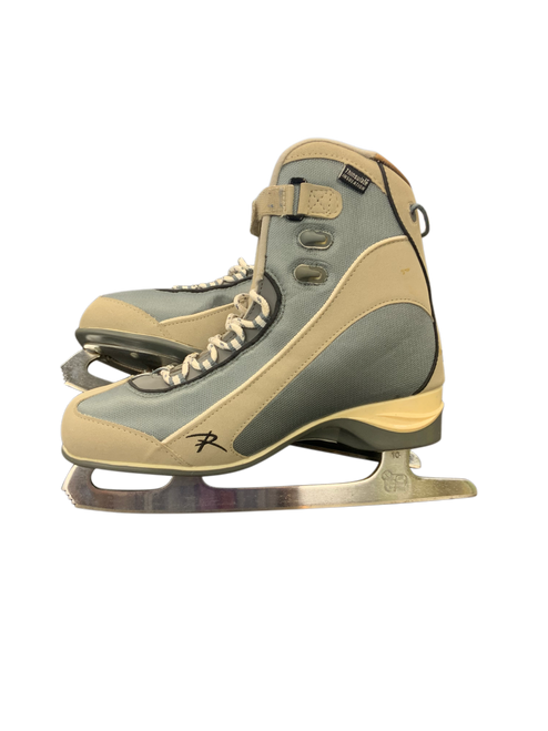 Vist Large View of Product Image Which is Used Riedell WomensFigure Skate Grey Senior 10