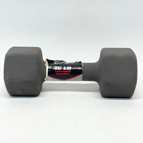 Vist Large View of Product Image Which is Used Cap NEOPRENE Hex Dumbbell (Each) 15 lb