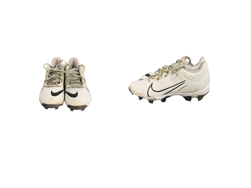 Vist Large View of Product Image Which is Used Nike DIAMOND BB/SB Cleats White Youth 06.0