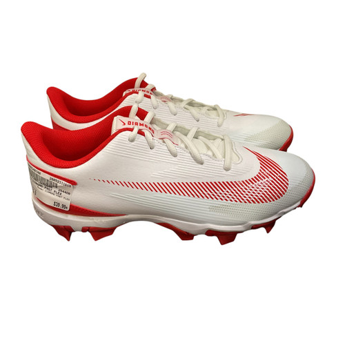Vist Large View of Product Image Which is Used Nike DIAMOND FAST FLEX BB/SB Cleats White Senior 9