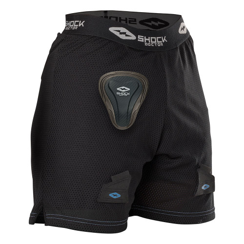Vist Large View of Product Image Which is Shock Doctor Women's Loose Hockey Short with Pelvic Protector #31830