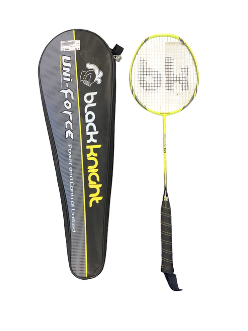 Vist Large View of Product Image Which is Used BLACK KNIGHT Adult Badminton Racquet Yellow