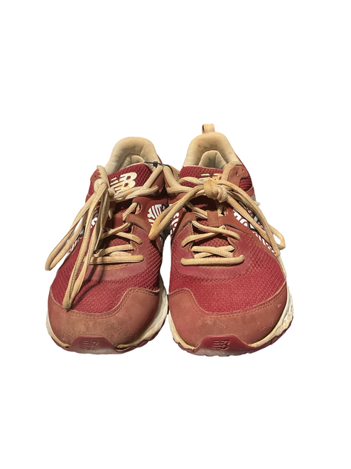Vist Large View of Product Image Which is Used New Balance TURF BB/SB Cleats Red Senior 6.5