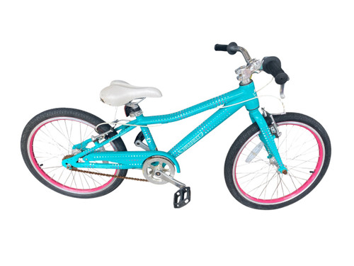Vist Large View of Product Image Which is Used GUARDIAN SUPER STOP Training Wheel Bike Girls Royal Blue 20"
