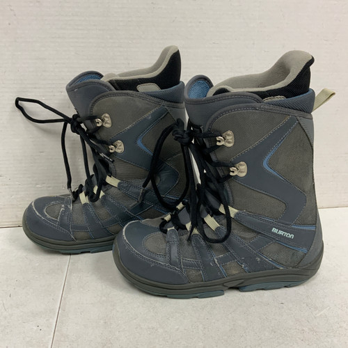 Vist Large View of Product Image Which is Used Burton MOTO Womens Snowboard Boots Navy Blue Senior 10