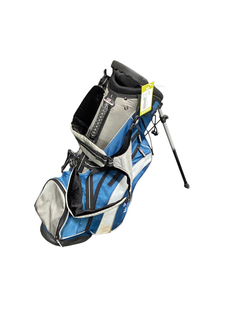 Vist Large View of Product Image Which is Used US Kids Jr Golf Stand Bag Navy Blue