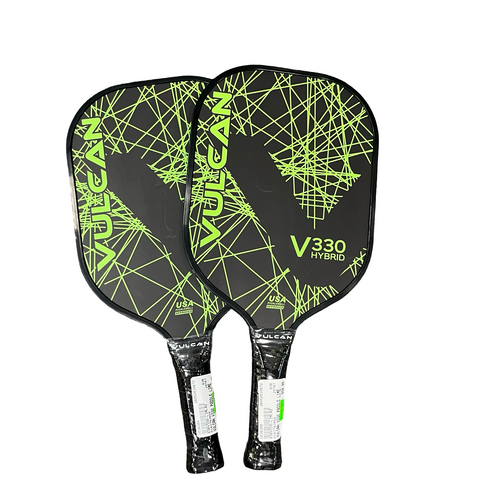 Vist Large View of Product Image Which is Used VULCAN V330 Pickleball Paddle Green/Black - 2 PACK - NEVER USED!!