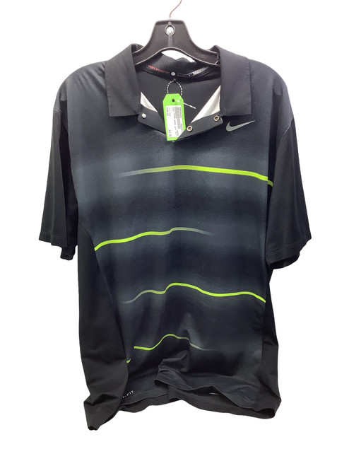 Vist Large View of Product Image Which is Used Nike S.S. Golf Shirt M Black LG