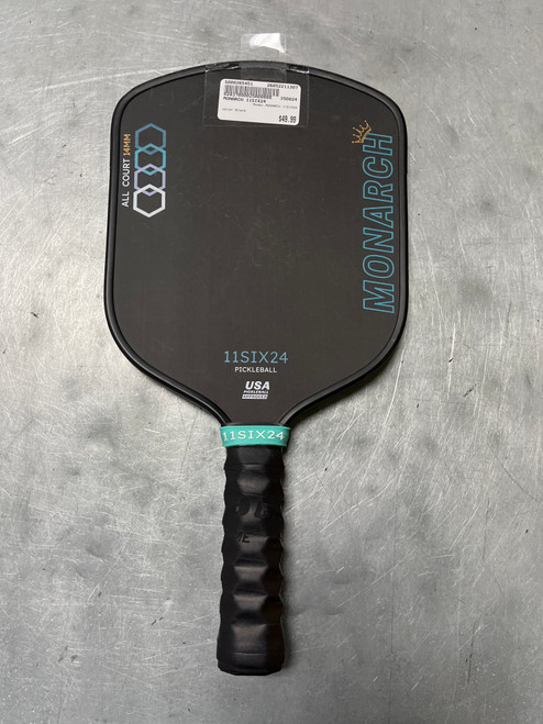 Vist Large View of Product Image Which is Used MONARCH 11SIX24 Pickleball Racquet Black