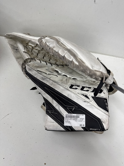 Vist Large View of Product Image Which is Used Brians SUBZERO 7.0 Junior Goalie Catcher White